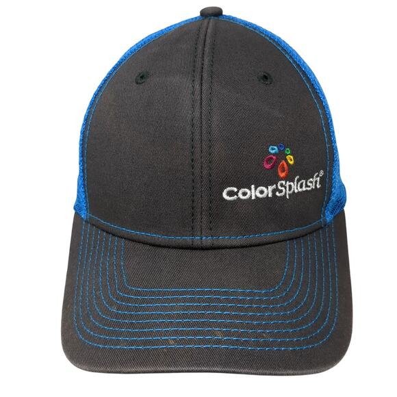 Color Splash Snapback Trucker Hat Multi One Size Mesh Back Paramount Apparel - Picture 1 of 10